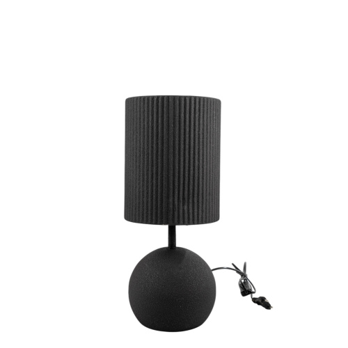 ΜΕΤΑΛΛΙΚΗ ΛΑΜΠΑ ΜΑΥΡΗ ΕΠΙΤΡΑΠΕΖΙΑ 19Χ19Χ45ΕΚ