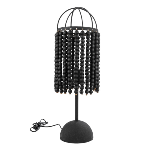 ΜΕΤΑΛΛΙΚΗ ΛΑΜΠΑ ΕΠΙΤΡΑΠΕΖΙΑ ΜΑΥΕΗ ΜΕ ΜΠΑΜΠΟΥ 19Χ19Χ33/61ΕΚ